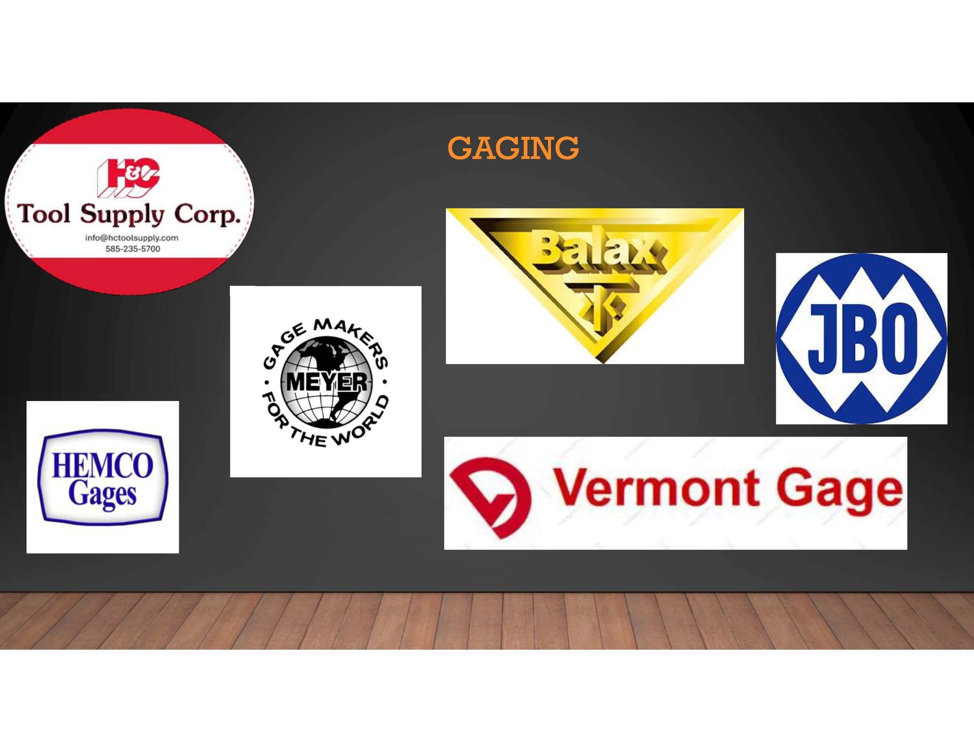 Gaging web logos