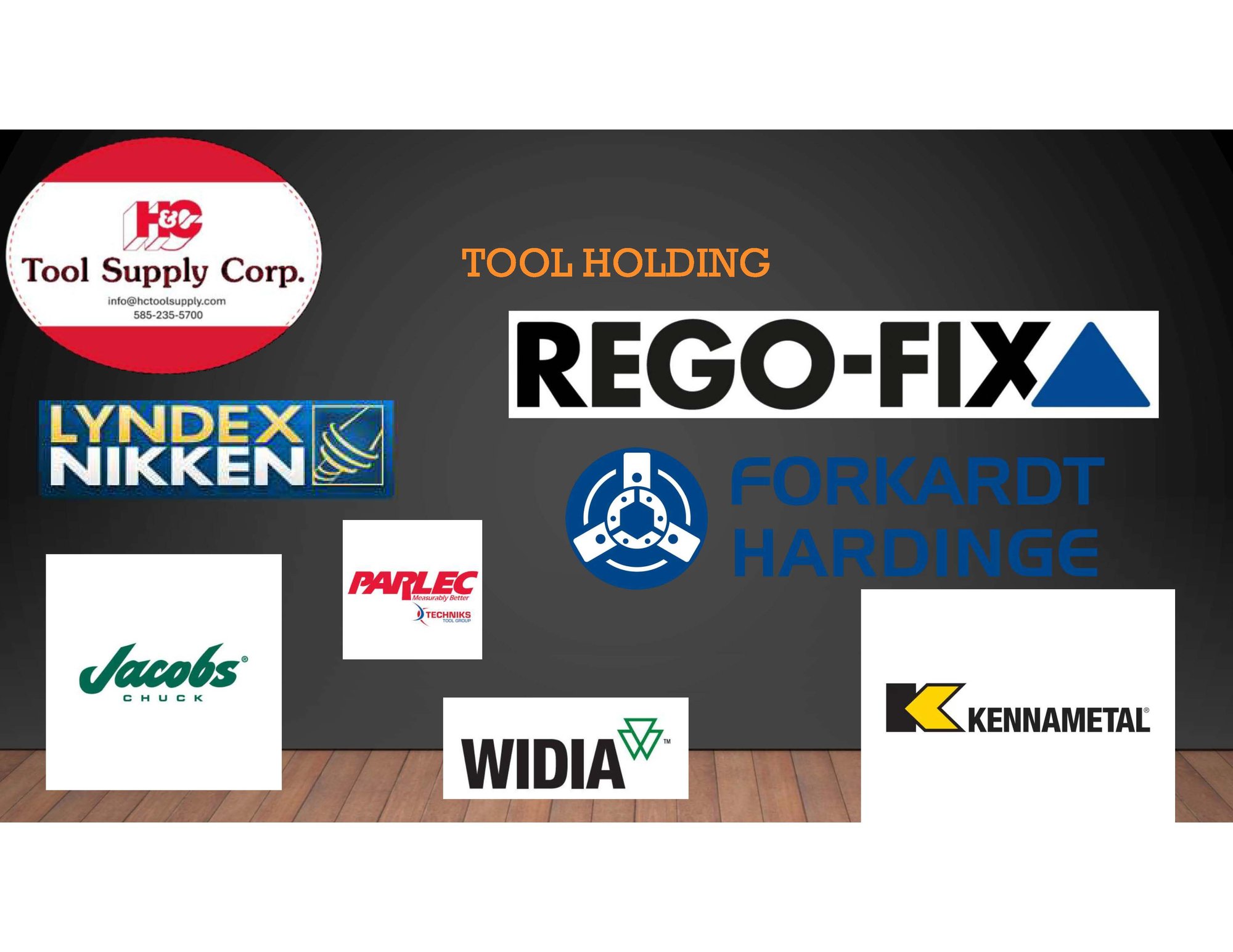 Tool holding web logos Tool holding web logos